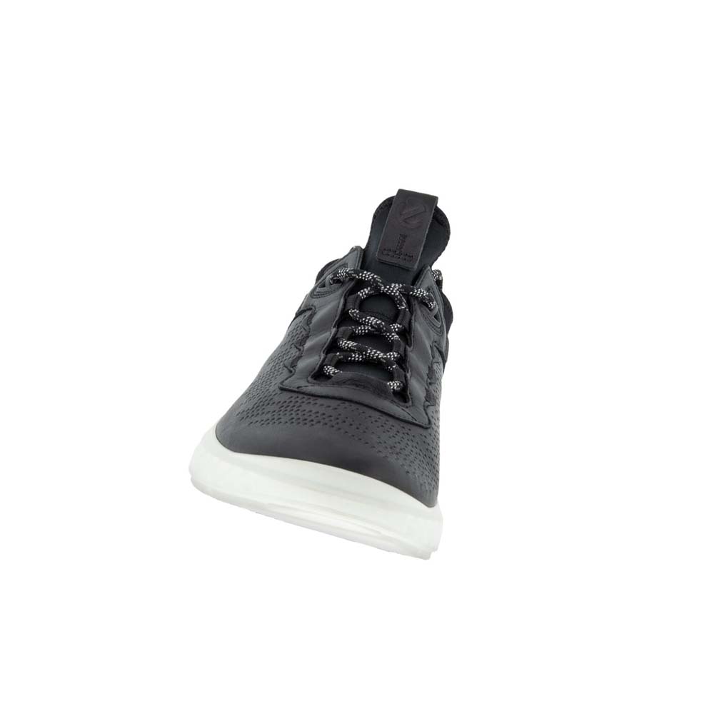 Men's Ecco Ath-1fm Sneakers Black / White | USA 598DFM